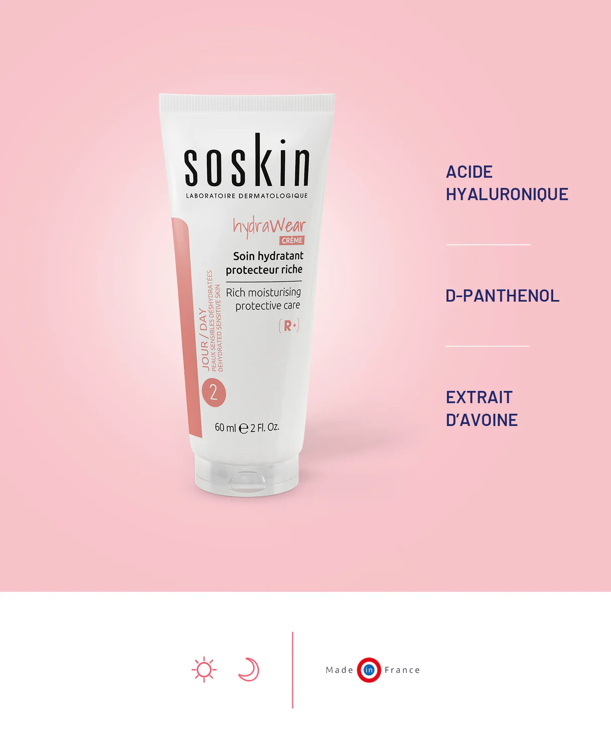 Soin hydratant protecteur riche hydrawear