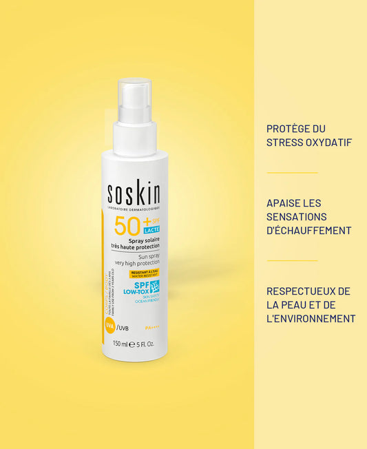 Spray solaire très haute protection SPF50+